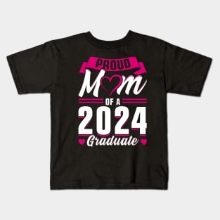 Class of 2024 Senior Gifts Funny Senior Mom Kids T-Shirt